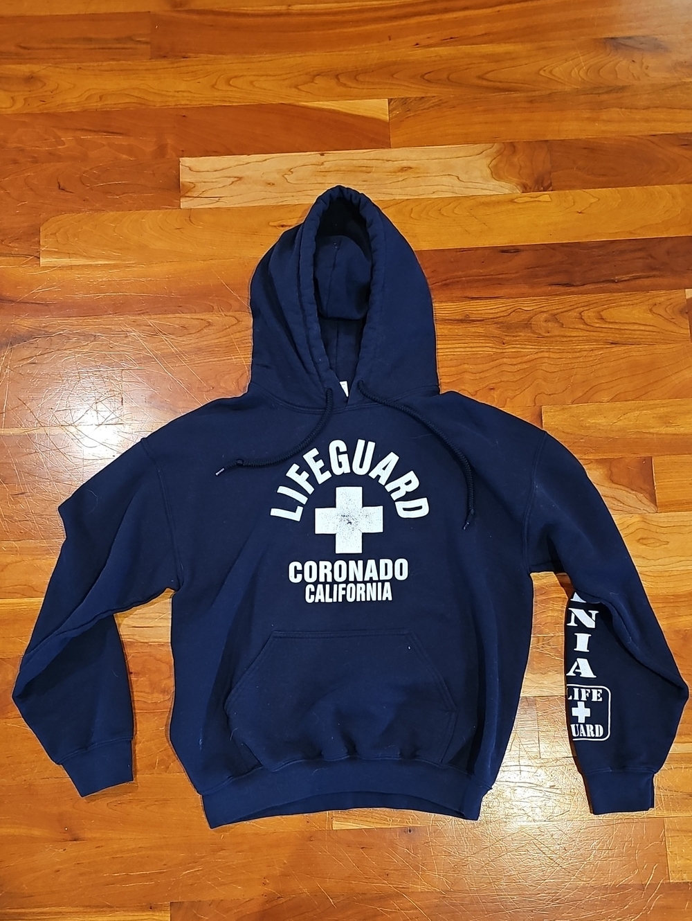 Gildan Navy Lifeguard Coronado California Hoodie